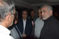 بازدید نایب رئیس اول مجلس شورای اسلامی از محل اصابت پرتابه‌های دشمن و مقتل شهدای جنگ رمضان در محلات+ تصاویر