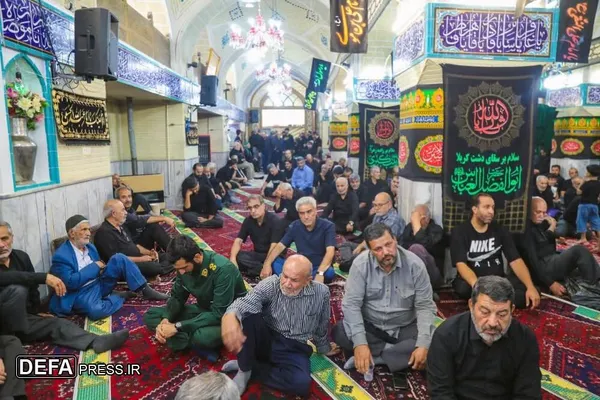 مراسم شب هفت سرتیپ دوم پاسدار شهید والامقام موسویان عصر امروز شهر ناراق مسجد جامع
