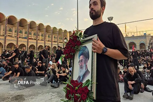 مراسم وداع با امت رهبر انقلاب شهید