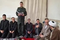 دیدار مسؤولان زنجانی با خانواده شهید والامقام «مجید میرمحمدی» از شهدای جنگ رمضان 