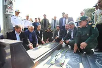 تصاویر/ آغاز هفته دولت در همدان با ادای احترام به شهیدان