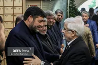 مراسم ترحیم والده پیرحسین کولیوند