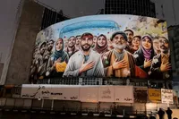 دیوارنگاره میدان ولیعصر در استقبال نیمه شعبان+ عکس