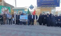 اعزام کاروان راهیان نور فرهنگیان شاهین دژ به منطقه عملیاتی حاج عمران