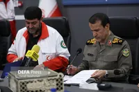 فیلم/ قدردانی سردار کارگر از جمعیت هلال احمر