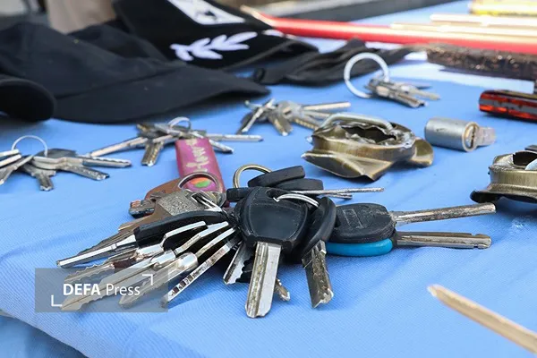 تصاویر/ ۱۲ باند سرقت در چنگ پلیس البرز