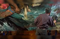 نقاشی عاشورایی جدید حسن روح‌الامین خلق شد