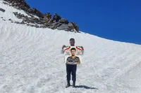صعود جمعی کوهنوردان منطقه پدافند هوایی شمال‌غرب به قله سبلان