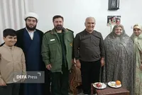 دیدار مدیرکل حفظ آثار دفاع مقدس گیلان با پیشکسوت فراجا