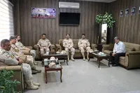 تصاویر/ دیدار فرمانده مرزبانی آذربایجان‌شرقی با مدیرکل حفظ آثار دفاع مقدس استان