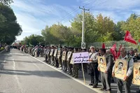 تصاویر/ حضور گسترده مردم و بسیجیان در رزمایش بزرگ «جان‌فدایان بام ایران»
