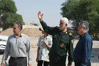هشتمین بازدید معاون عمرانی استاندار از پروژه موزه دفاع مقدس و مقاومت خوزستان