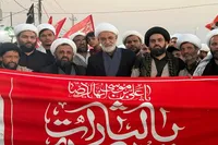 فیلم/ اجتماع طلاب و مبلغان بسیجی حوزه علمیه خراسان در عراق