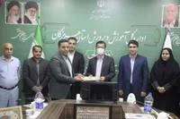 آیین تکریم و معارفه معاون تربیت‌بدنی و سلامت اداره‌کل آموزش و پرورش استان هرمزگان