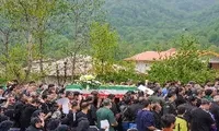 تصاویر/ تشییع شهید غلامی از شهدای جنگ رمضان در روستای آلیان