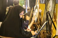 تصاویر/ رزمایش میدان هنر در صد و دومین تجمع مردم خراسان شمالی
