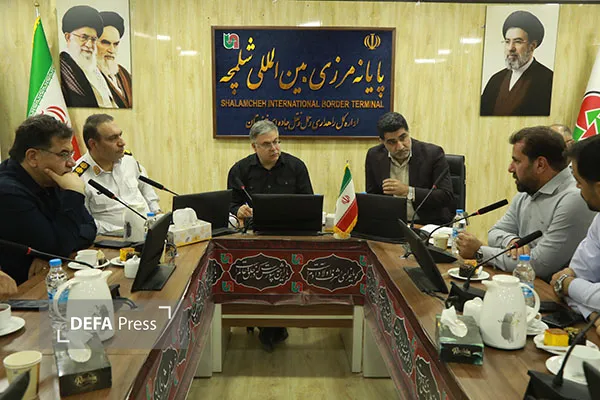 بازدید استاندار خوزستان از مرز شلمچه بازدید استاندار خوزستان از مرز شلمچه