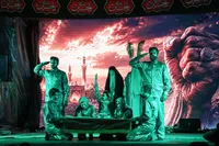 تصاویر/ نمایش آیینی «قائد» در مشهد