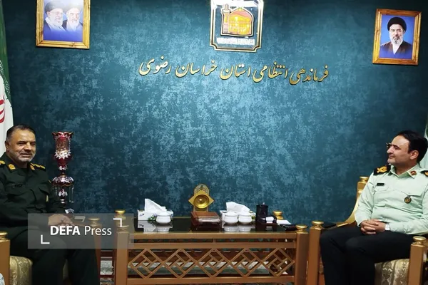 دیدار سرهنگ جوان با سردار نگهبان