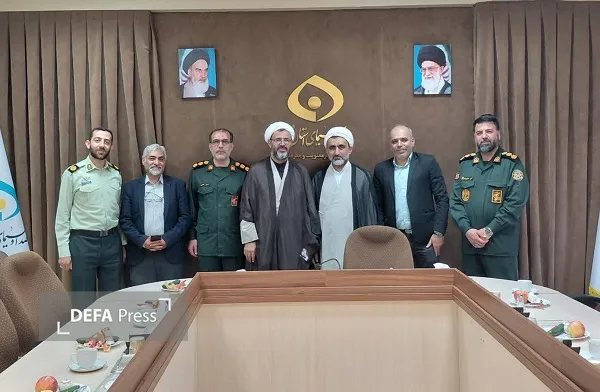 دیدار مدیران کل حفظ آثار دفاع مقدس و صداوسیمای مرکز قم