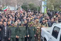 فیلم/ تشییع باشکوه شهید اقتدار اردبیل پس از اقامه نماز جمعه