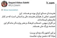 وزیر فرهنگ: هزاران هنرمند ملی و استانی در کنار مام وطن ایستاده‌اند