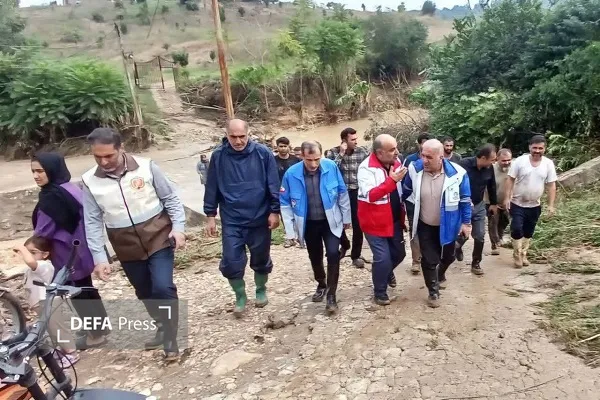حضور میدانی سرپرست فرماندار ساری در مناطق سیل‌زده+ تصاویر
