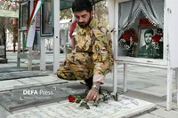 مراسم روز سرباز وزارت دفاع