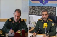 پیام تبریک سرهنگ علی حبیب‌زاده به مناسبت ارتقاء درجه جانشین سپاه حضرت عباس (ع) استان اردبیل