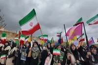 تصاویر/ اجتماع باشکوه و پرشور زینبیون در ملکشاهی