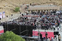 برگزاری آیین کهن جشن مهرگان در مسیر جهانی شدن غار تاریخی کرفتو کردستان