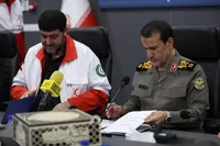 امضای تفاهم‌نامه همکاری بنیاد حفظ آثار و نشر ارزش‌های دفاع مقدس و مقاومت و جمعیت هلال‌احمر