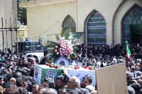 تشییع پیکر مطهر شهیدان «حامد شفیعی خواه» و «موسی عسکری نیا» در یاسوج + تصاویر