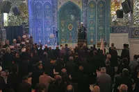 تصاویر/ جلوه ای از مراسم عزاداری شب اربعین حسینی در آستان مقدس امامزاده سیدعباس (ع) شهرستان بجنورد