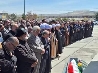 وداع تبریز با مادر شهید مدافع حرم، محمودرضا بیضایی