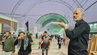 گزارش تصویری / رفاقت و رقابت برای خدمت به زائران در مرز چذابه
