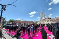 تصاویر/ نماز ظهر عاشورا در زنجان