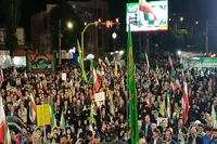 مردم شهر دارالارشاد اردبیل در هفتاد‌وچهارمین شب حضور
