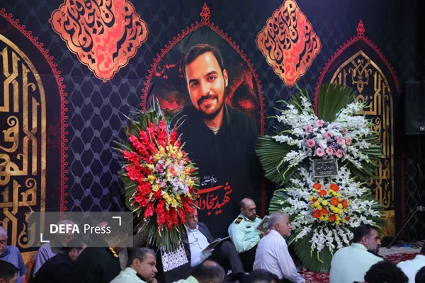 مراسم شهید سجاد ادیبی