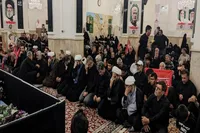 تصاویر/ دسته روی و عزاداری هیئات مذهبی خراسان شمالی در حرم مطهر رضوی(ع)