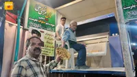 فیلم/ پخت «نان مرتضی علی» با نیت پیروزی جبهه مقاومت در یزد