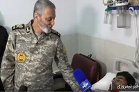 عیادت سرلشکر موسوی از مصدومان حافظ امنیت