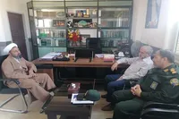 تأکید بر همکاری برای جهاد تبیین در دیدار مدیرکل حفظ آثار دفاع مقدس و فرمانده بسیج پیشکسوتان کرمان