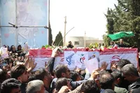 پیکر مطهر شهید «علی کیانی» در یاسوج آرام گرفت+ تصاویر