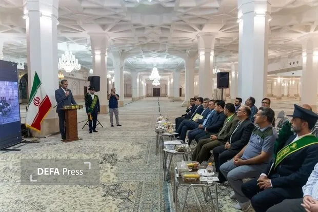افتتاح شبستان جدید حضرت زینب (س) حرم بانوی کرامت با حضور «عارف»