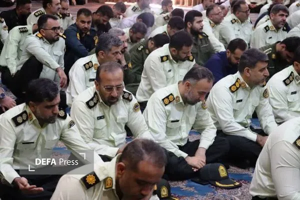 برگزاری مراسم معنوی دعای ندبه در ستاد انتظامی مازندران+ تصاویر