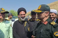 بازدید میدانی فرمانده انتظامی آذربایجان غربی از پایانه مرزی تمرچین