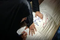 فیلم/ وداع با پیکر شهید «کهریزی» در کرمانشاه