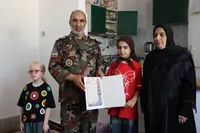دیدار فرمانده نیروی زمینی ارتش با خانواده شهید «دانشور»