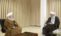 تصاویر/ دیدار نماینده ولی فقیه در مازندران با آیت الله «جوادی آملی»